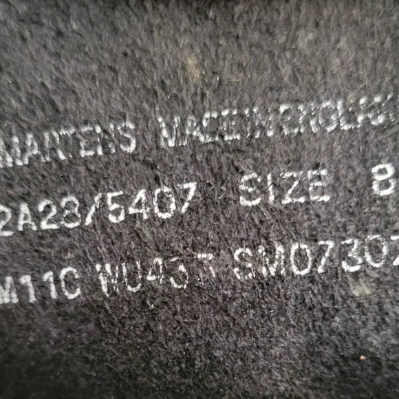 Made in England Doc Martens boots